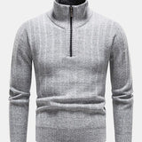 Weston - Textured Quarter-Zip Sweater
