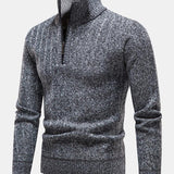 Weston - Textured Quarter-Zip Sweater
