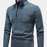Weston - Textured Quarter-Zip Sweater