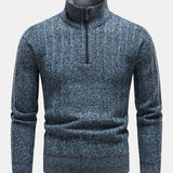 Weston - Textured Quarter-Zip Sweater