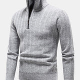 Weston - Textured Quarter-Zip Sweater