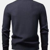 Silas - Ribbed Henley Sweater