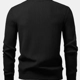 Silas - Ribbed Henley Sweater