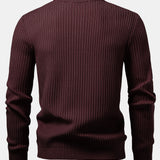 Silas - Ribbed Henley Sweater