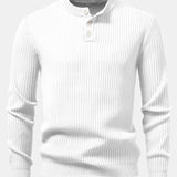 Silas - Ribbed Henley Sweater