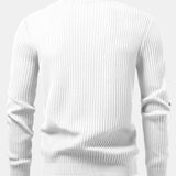 Silas - Ribbed Henley Sweater