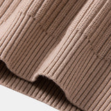 Silas - Ribbed Henley Sweater
