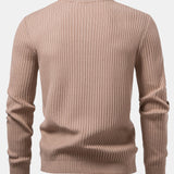 Silas - Ribbed Henley Sweater