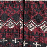 Weston - Geometric Print Zip Sweater