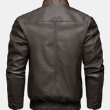 Rejean - PU Faux Leather Jacket