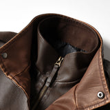 Rejean - PU Faux Leather Jacket