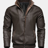 Rejean - PU Faux Leather Jacket