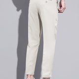 Andre - Slim Fit Cropped Trousers