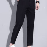 Andre - Slim Fit Cropped Trousers