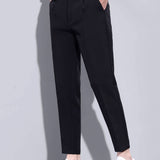 Andre - Slim Fit Cropped Trousers