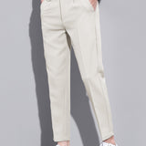 Andre - Slim Fit Cropped Trousers