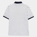 Brent - Black Patterned Polo