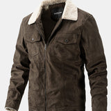Crosby - Faux Suede Jacket with Teddy Lining