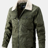 Crosby - Faux Suede Jacket with Teddy Lining
