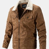 Crosby - Faux Suede Jacket with Teddy Lining
