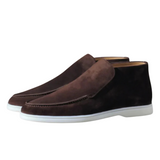 Dylan - Suede Loafers with Raised Sole