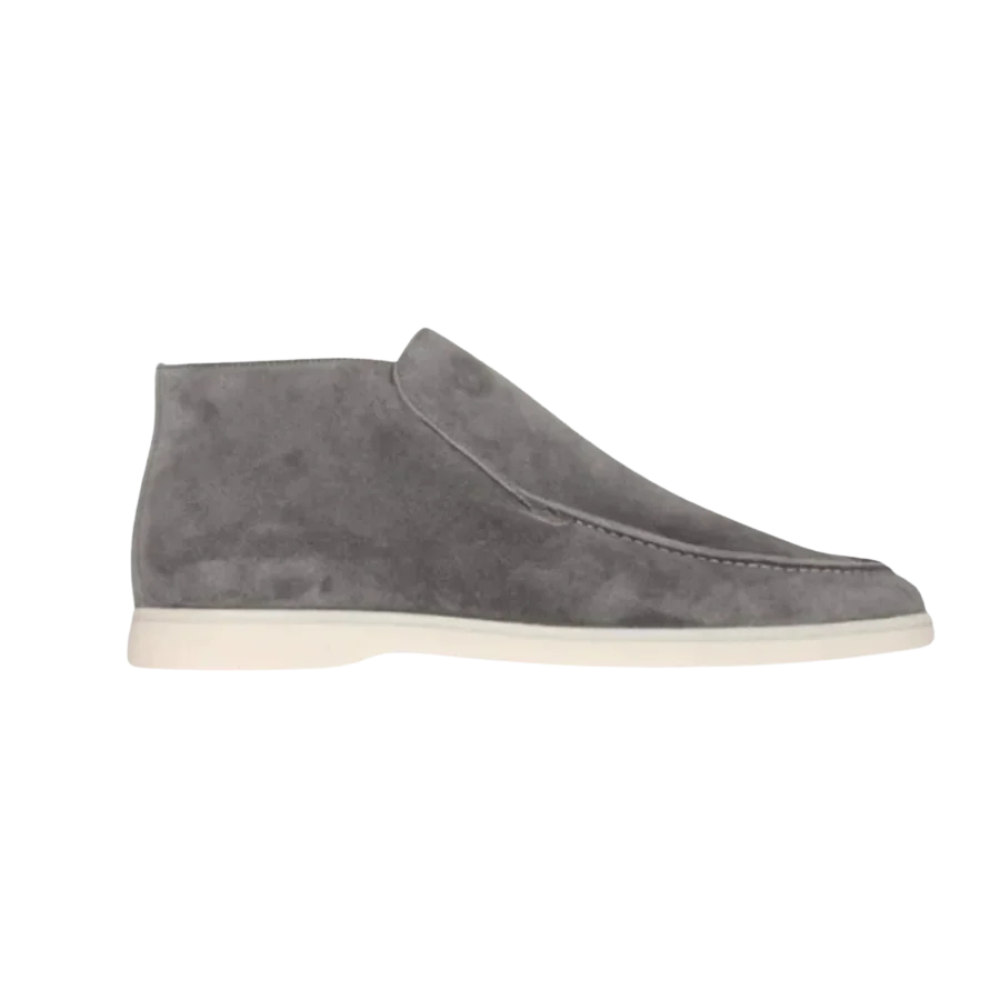 Dylan - Suede Loafers with Raised Sole