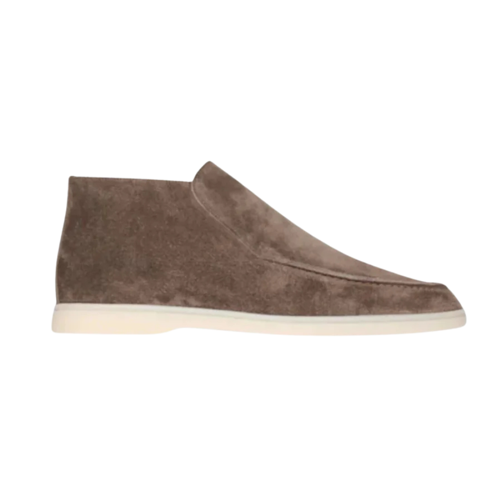 Dylan - Suede Loafers with Raised Sole