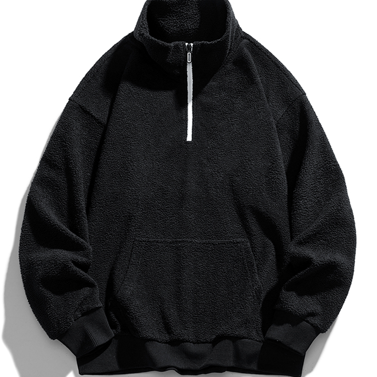 Murray - Teddy Fleece Mock Neck Half-Zip Pullover