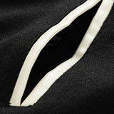 Leo - Wool-Look Baseball Jacket with Faux Leather Sleeves