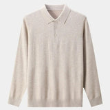 Brett - Plain Long Sleeve Polo