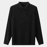 Brett - Plain Long Sleeve Polo