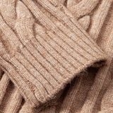 Tristan - Jacquard Cable Knit Crew Neck Sweater