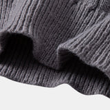 Declan - Jacquard Cable Knit Quarter-Zip Sweater