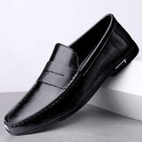 Denis - Premium Leather Penny Loafers