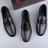 Denis - Premium Leather Penny Loafers