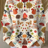 Hazel - Fall Forest Sweater