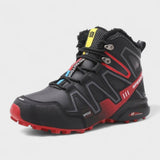 Guillaume - Black High-Top Trail Shoes