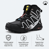 Guillaume - Black High-Top Trail Shoes