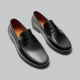 Gilles - Leather Penny Loafers