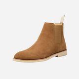 Tyler - Beige Suede-Look Chelsea Boots