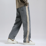Aiden men's side stripe corduroy joggers, view 3