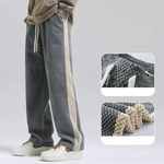 Aiden men's side stripe corduroy joggers, view 2