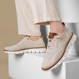 Isaac - Cream Knit Sneakers