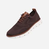 Isaac - Cream Knit Sneakers