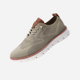 Isaac - Cream Knit Sneakers