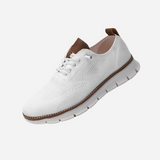 Isaac - Cream Knit Sneakers