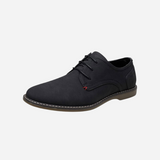 Jerome - Brown Suede-Look Derby Shoes
