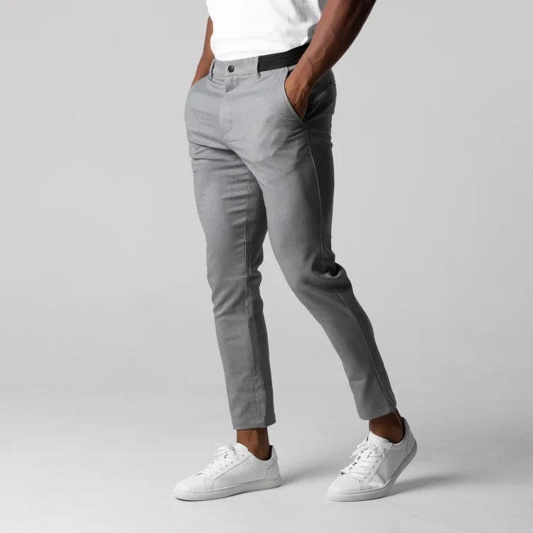 Holden men's premium stretch pants in Grey, view 2