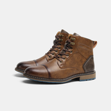 Connor - Grey Casual Lace-Up Boots