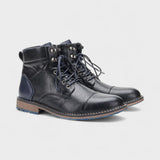 Connor - Grey Casual Lace-Up Boots